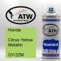 Preview: Honda, Citrus Yellow Metallic, GY-22M: 400ml Sprühdose, von ATW Autoteile West.